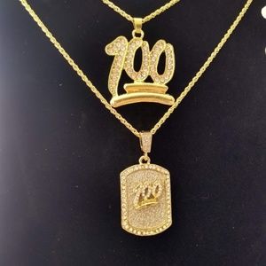 18 K Gold Fashion Necklaces